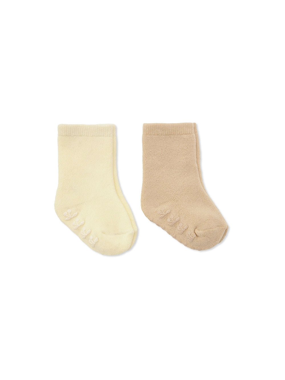Non-slip socks from Konges Sløjd (2 pairs) - Afterglow / Smoke