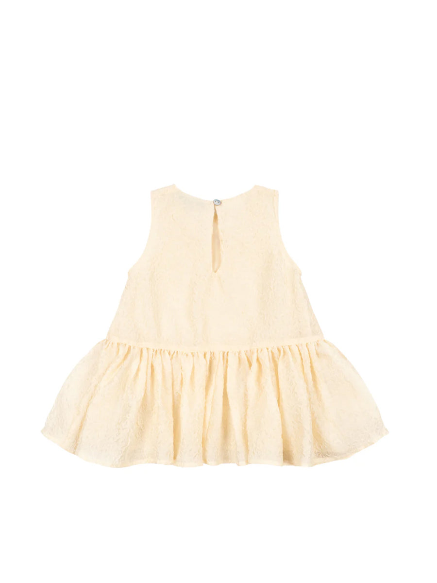 Kjole fra Konges Sløjd, Vola dress - Buttercream.