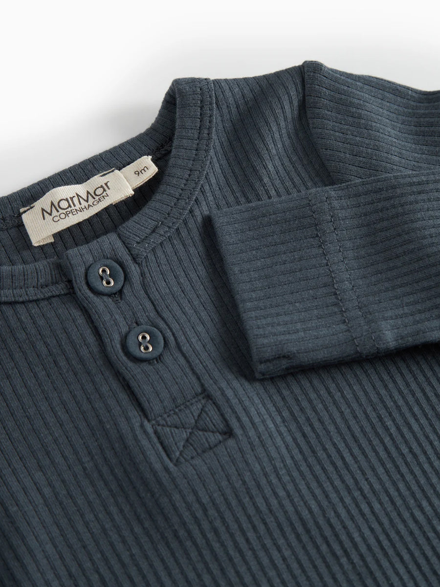 Body med rib fra MarMar - blue.