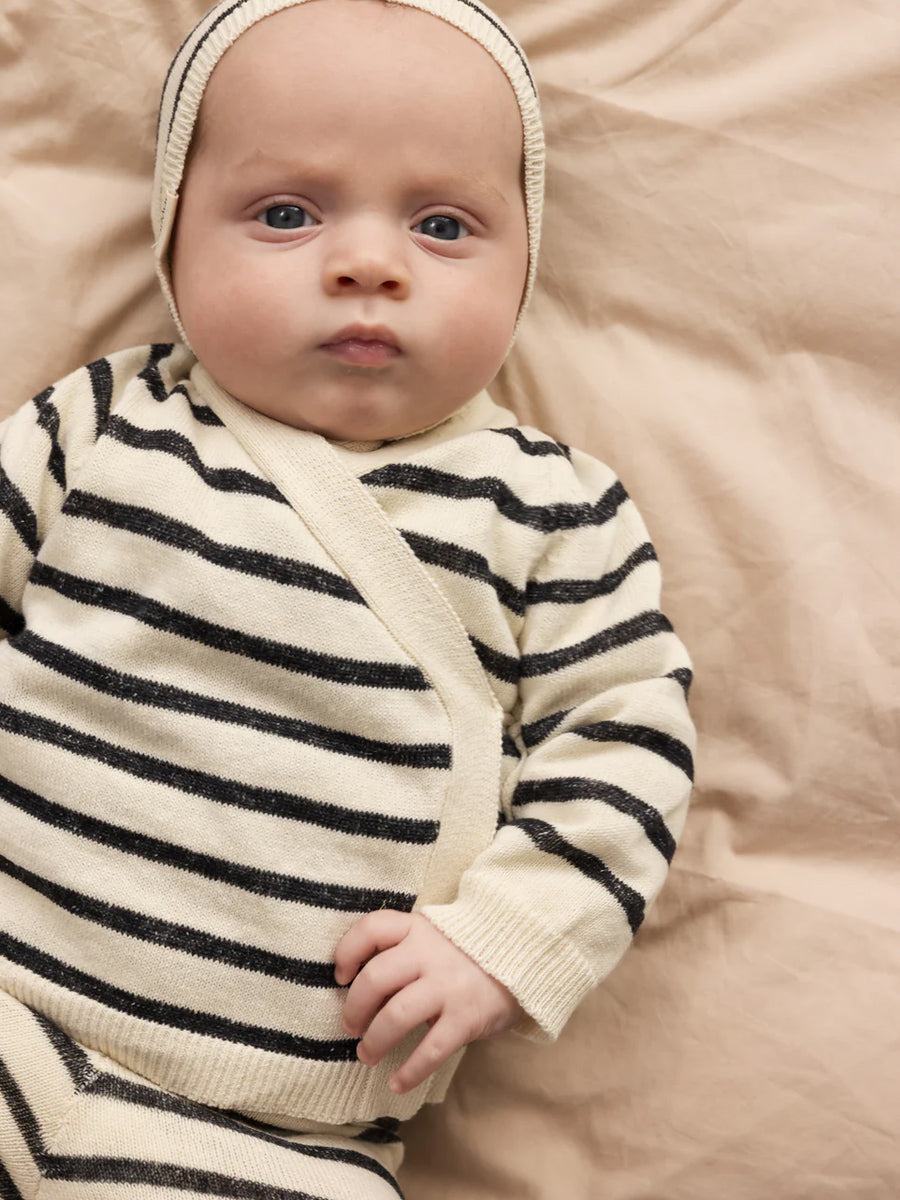 Kyse i bomuld/hør fra MarMar, Off White Stripe