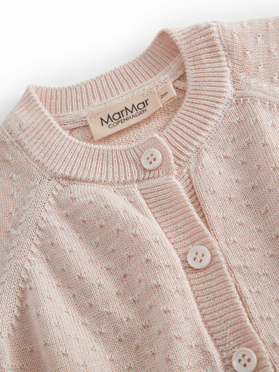 Cardigan fra MarMar - Misty pink.