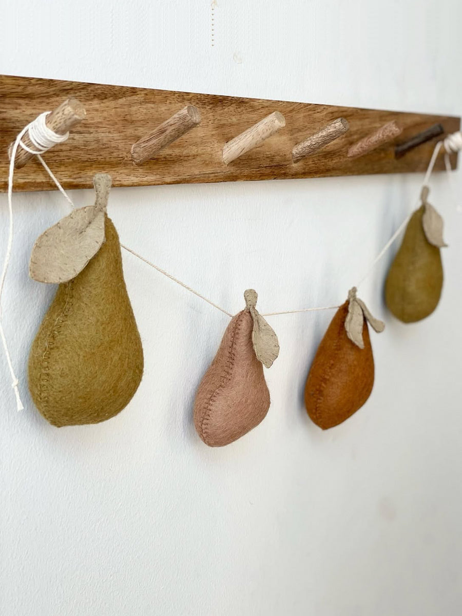 Barnevognskæde fra Filtkuglen - Pærer