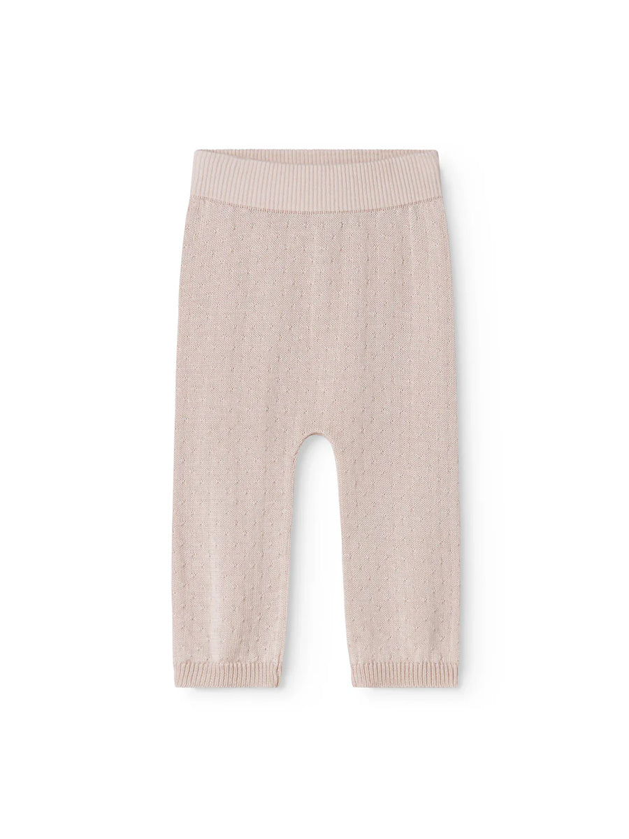 Strik bukser fra MarMar - Misty Pink