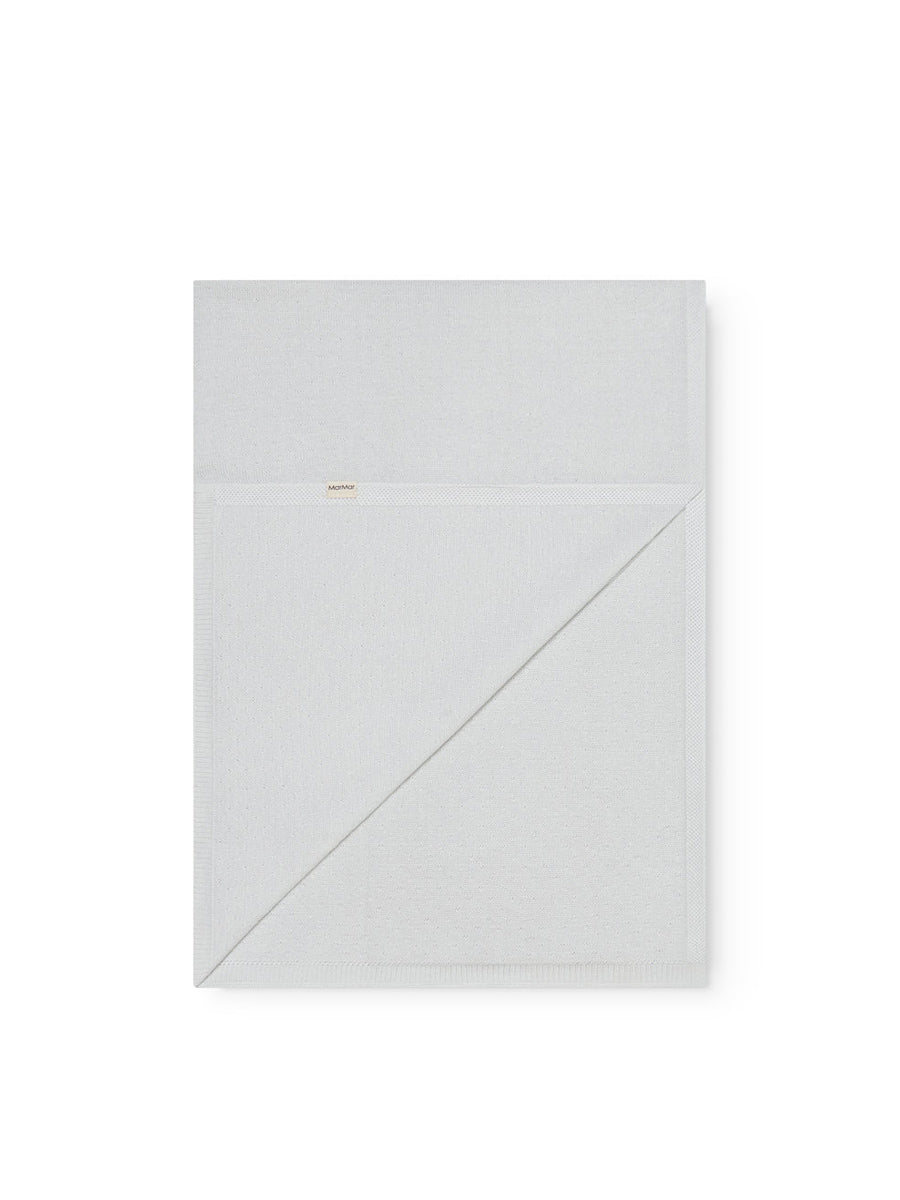 Babytæppe i strik fra MarMar - Morning Dew