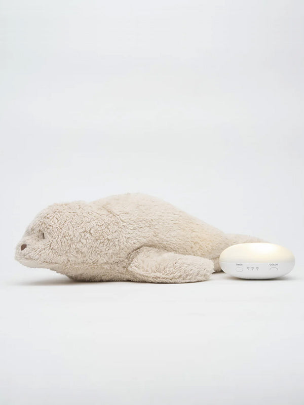 Bamse sæl med lys og lyd fra Moonie 2.0 - Sand.