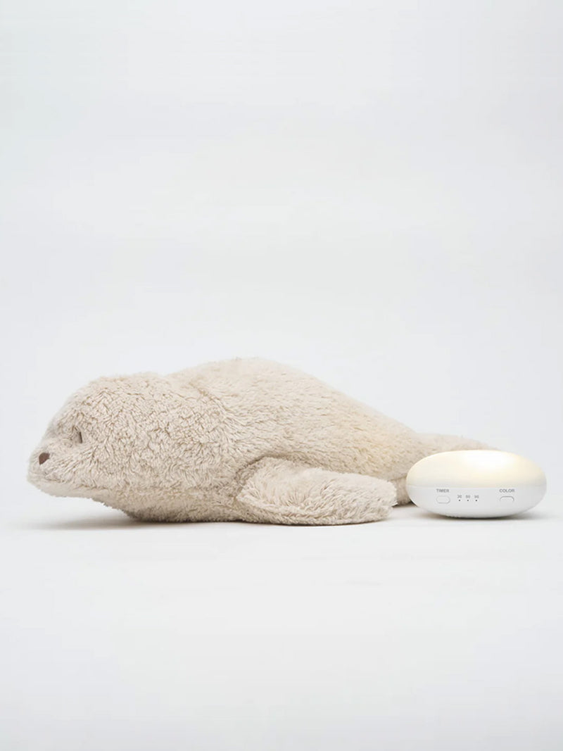 Bamse sæl med lys og lyd fra Moonie 2.0 - Sand.