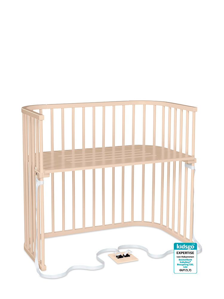 Bedside crib fra Babybay - XXL beige