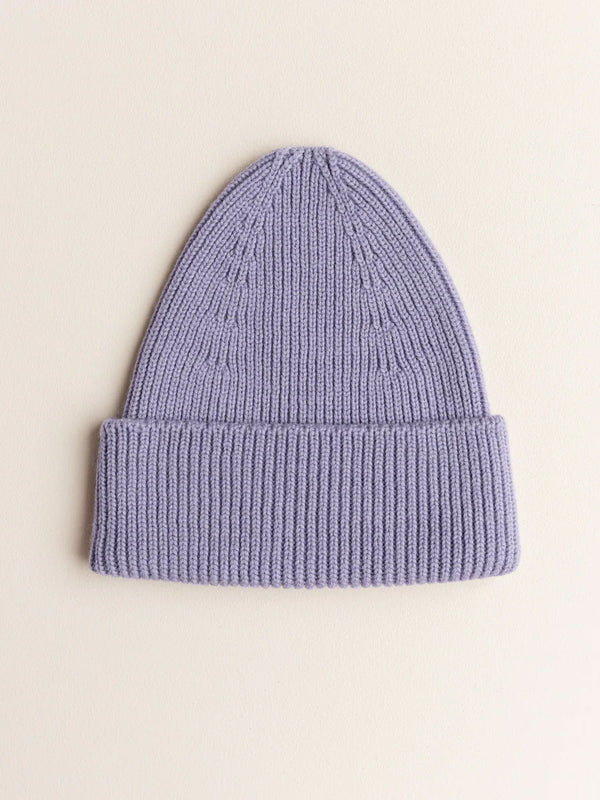 Beanie i merino uld fra Hvid Knitware, Fonzie - Lilac