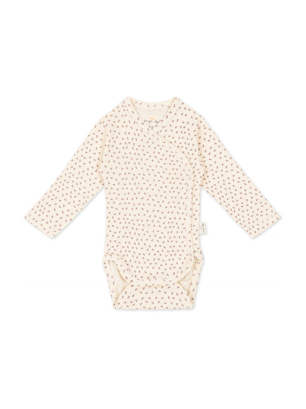 Newborn body fra Konges Sløjd - Tiny Clover Beige
