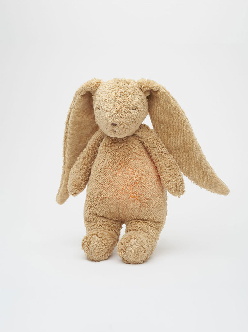 Moonie bunny Bamse med lys og lyd - Cappuccino