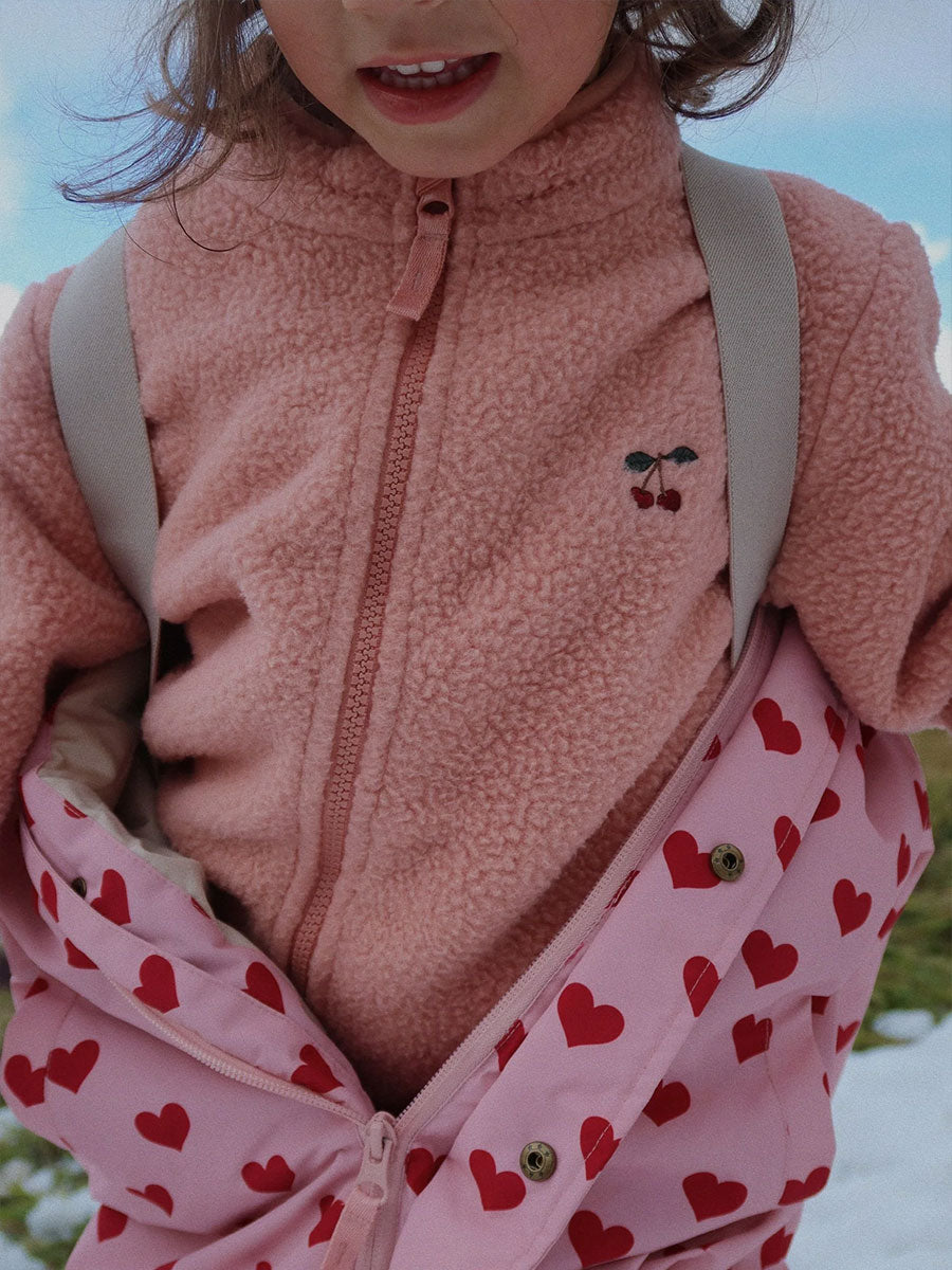 Konges Sløjd Cameo Brown fleecejakke 