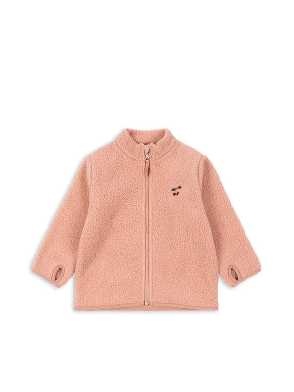 Fleece jakke fra Konges Sløjd - Cameo Brown