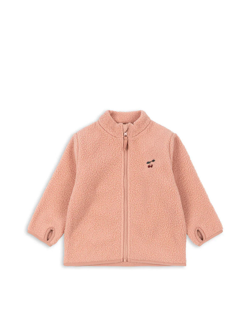 Fleece jakke fra Konges Sløjd - Cameo Brown