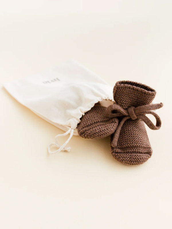 Futter i merino uld fra Hvid Knitware - Mocha