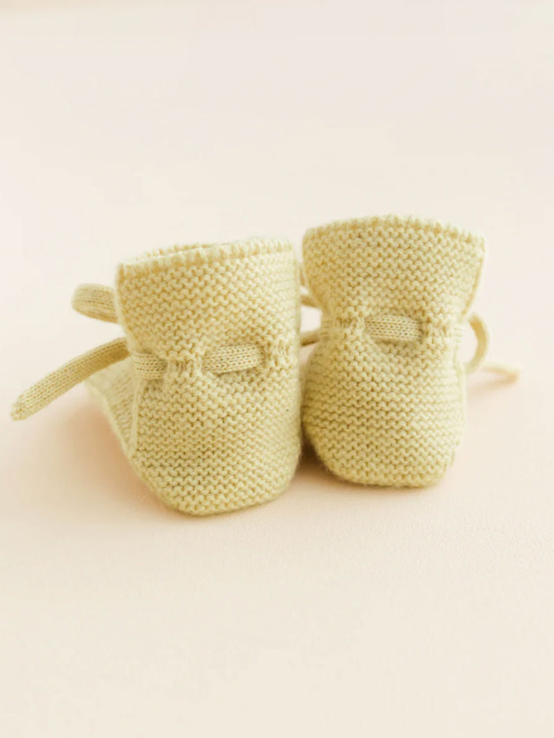 Baby Futter i merino uld fra Hvid Knitware - Light Yellow