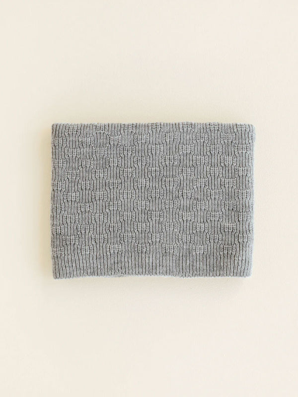 Halsedisse i merinould fra Hvid Knitware - Grey Melange