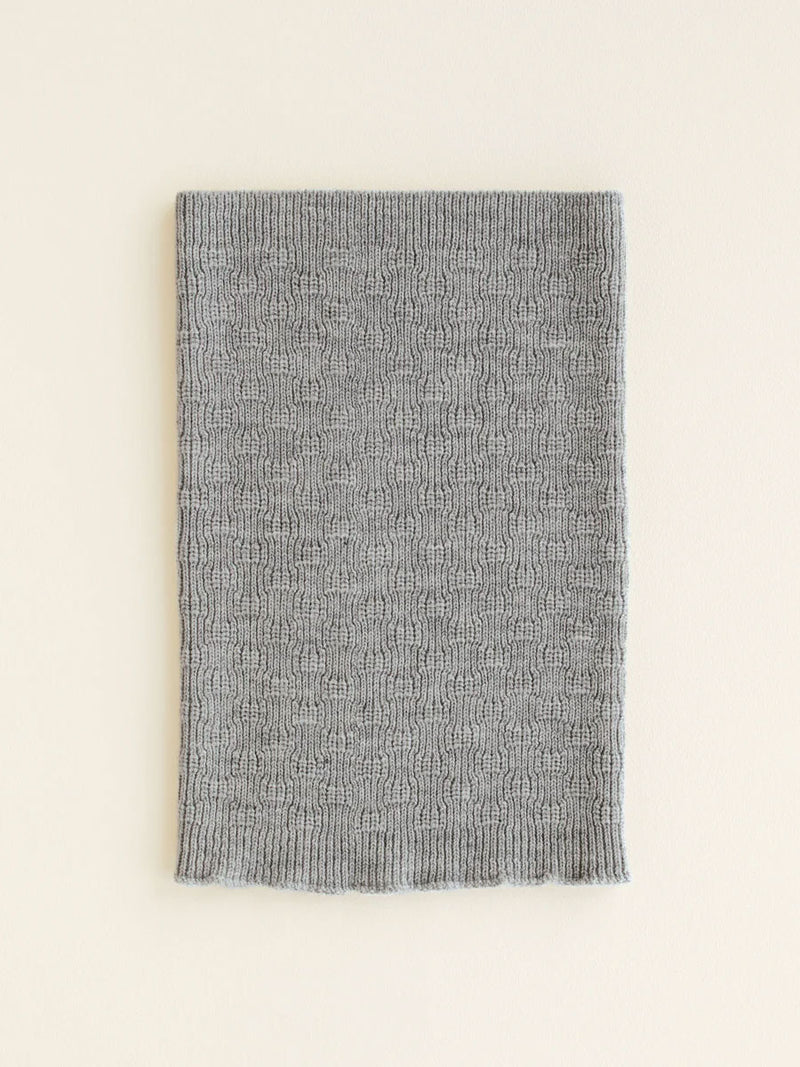 Tube scarf Halsedisse i merino uld fra Hvid Knitware - Grey Melange