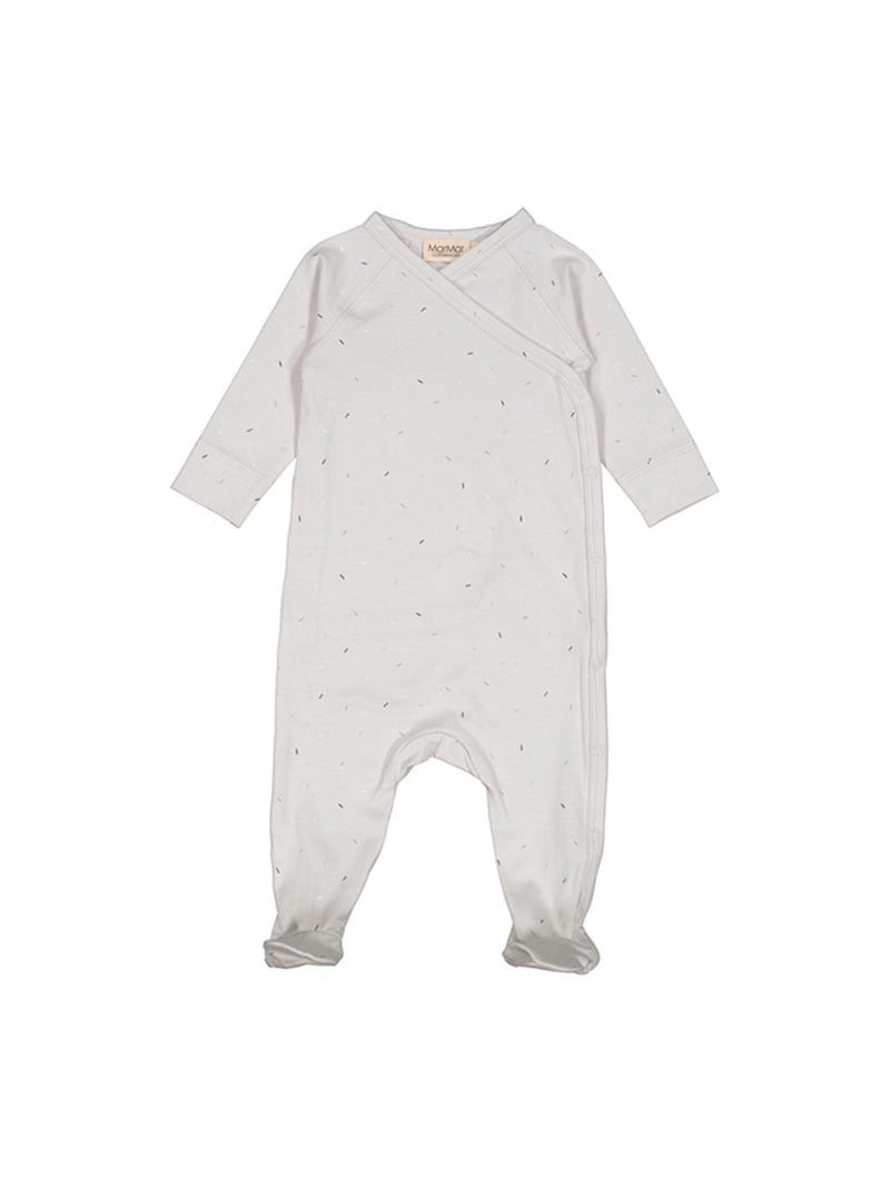 Newborn heldragt Pointelle fra MarMar - Sprinkle Blue