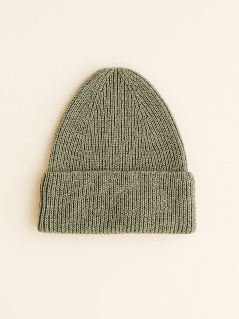 Beanie i merino uld fra Hvid Knitware, Fonzie - Artichoke