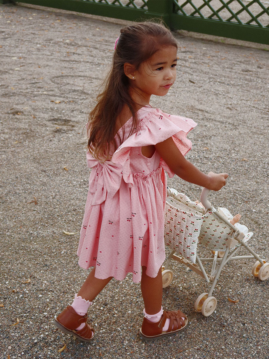 klapvogn til dukker fra Konges Sløjd - Cherry Motif
