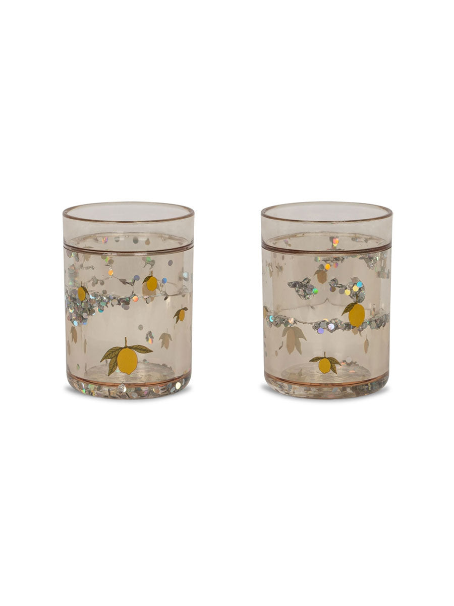 Kopper fra Konges Sløjd (2 stk) - Lemon Glitter