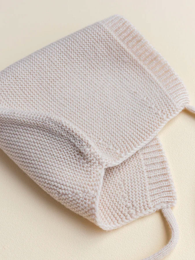 Dolly kyse i merino uld fra Hvid Knitware - Cream