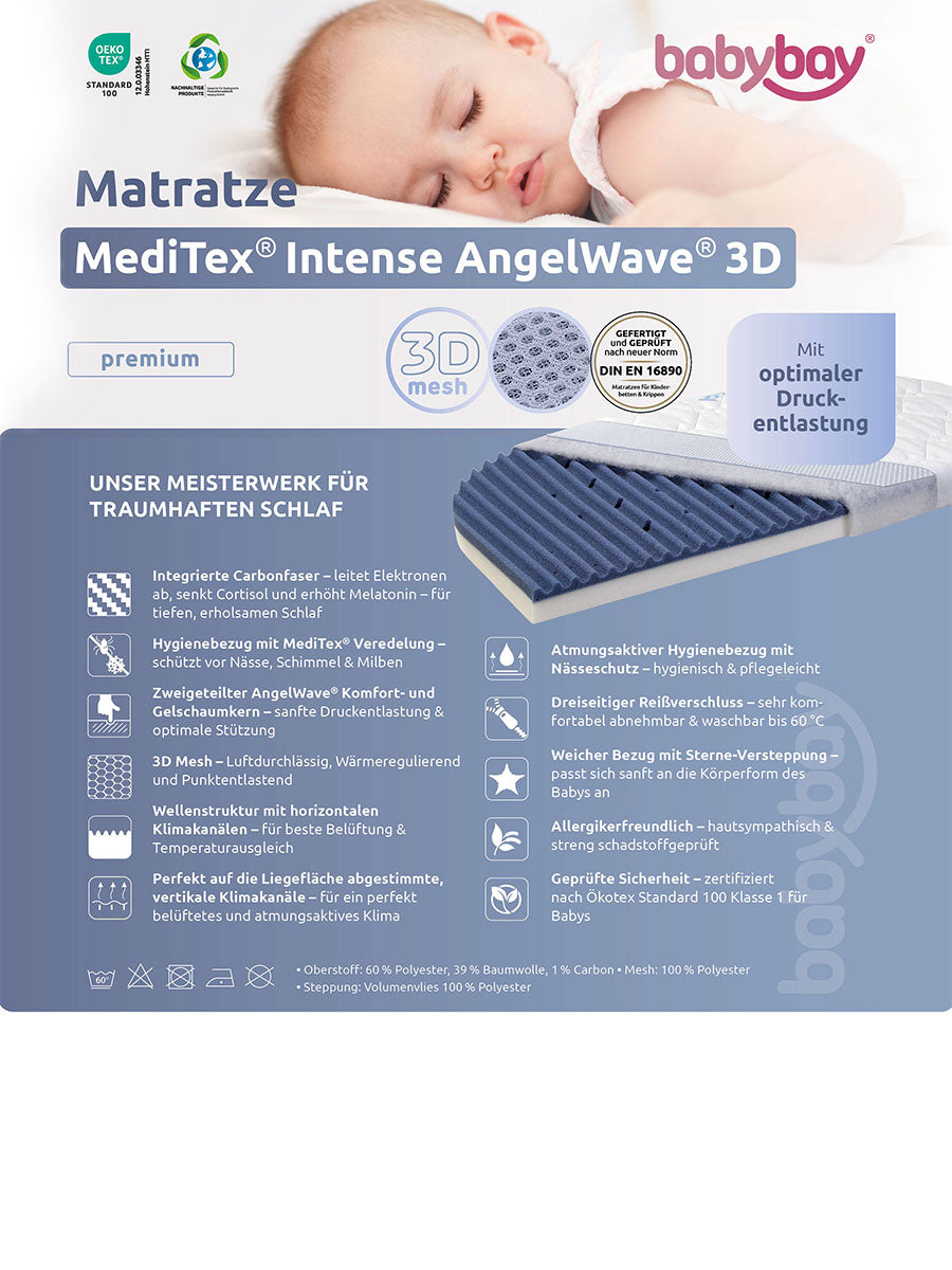 Intense Angel Wave 3D madras fra Babybay