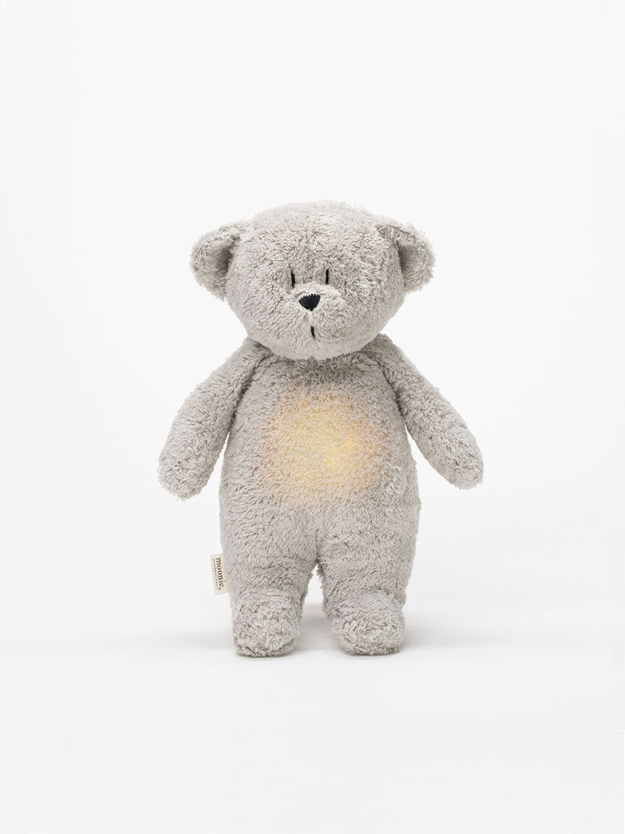 Bamse med lys og lyd fra Moonie 2.0 - Grey