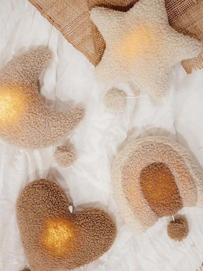 Natlampe med lys og lyd - Regnbue