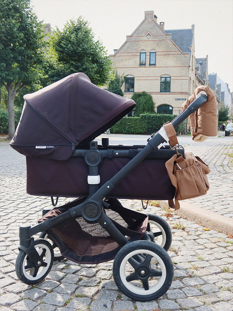 Mini pusletaske fra Konges Sløjd, Walnut Lemon