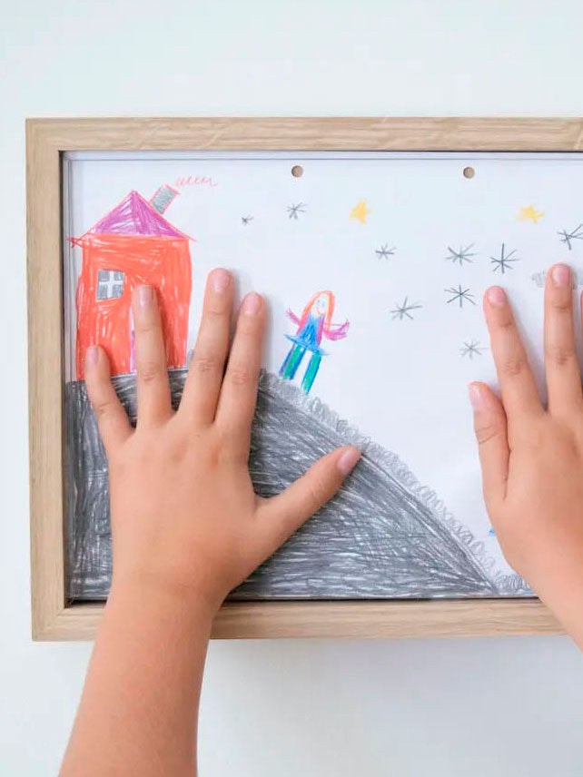 Ramme fra Ram'n - Eg med klar akrylkant