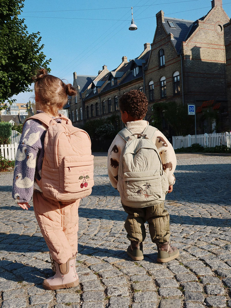 BørneRygsæk fra Konges Sløjd, Juno Quilted Midi - Laurel Oak