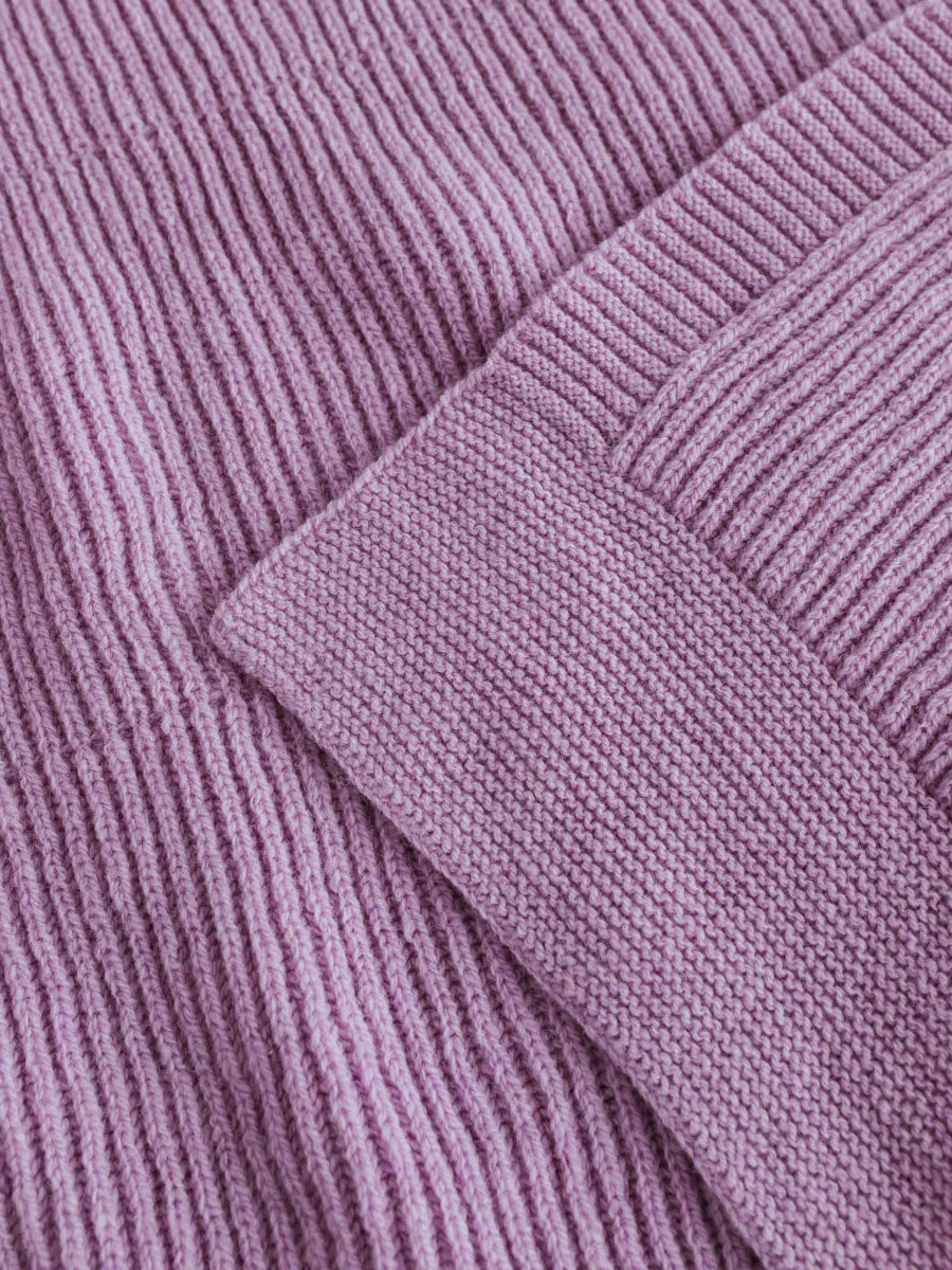 Tæppe fra Hvid Knitware Gaston Lavender
