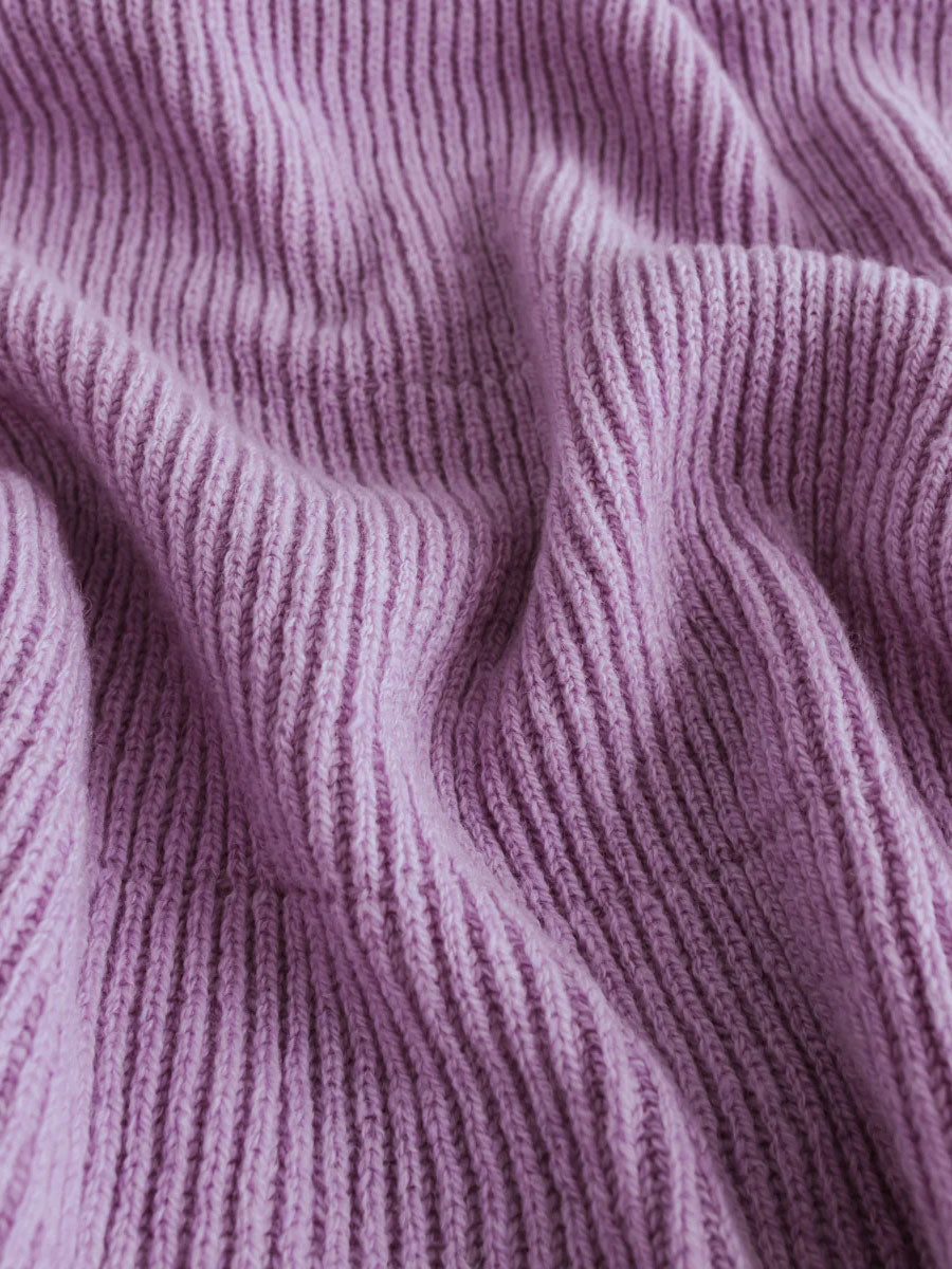 Gaston tæppe fra Hvid Knitware - Lavender