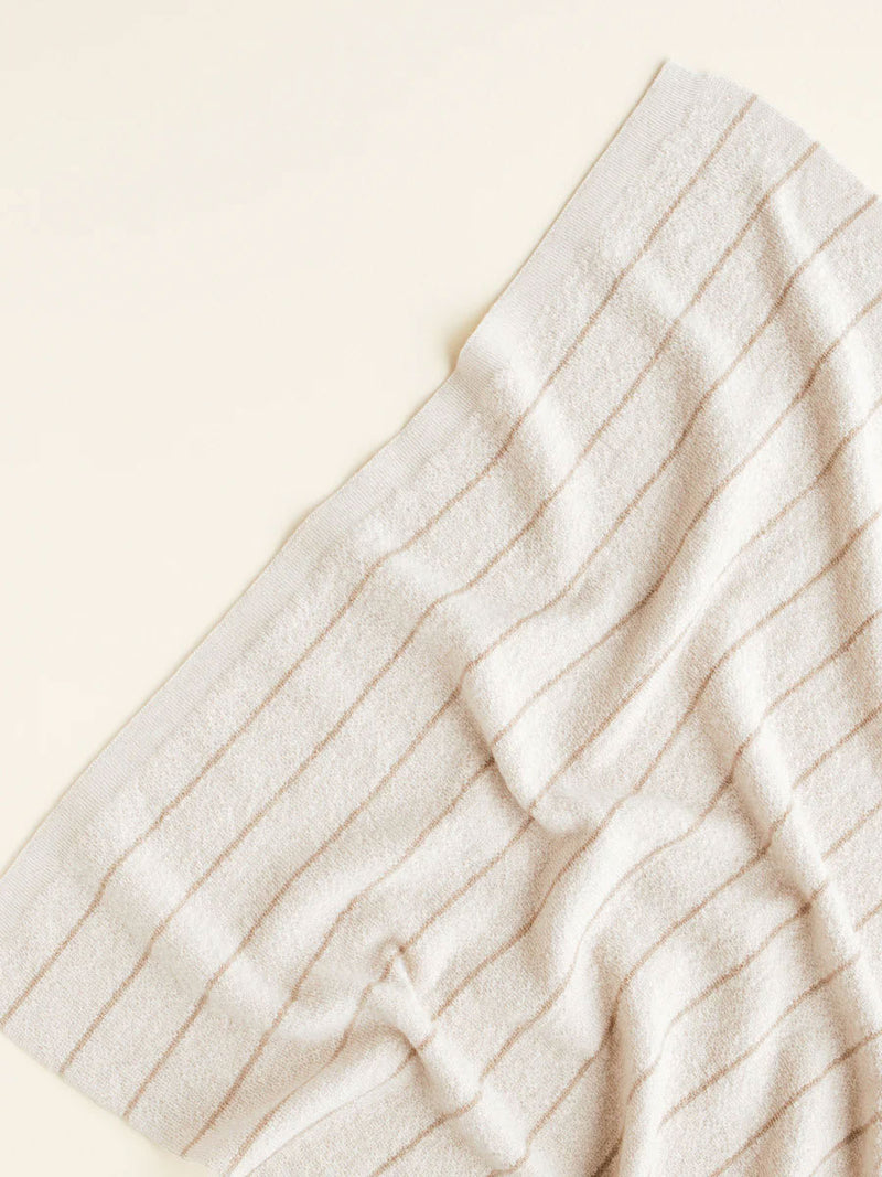 Harry Babytæppe i merino uld fra Hvid Knitware - Cream/Sand