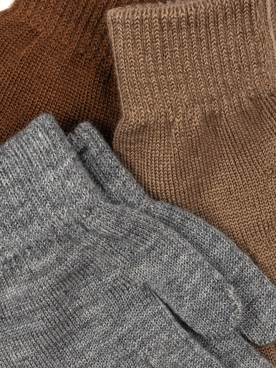 vanter fra Konges Sløjd (3 stk) - Grey melange/Beige/Brown