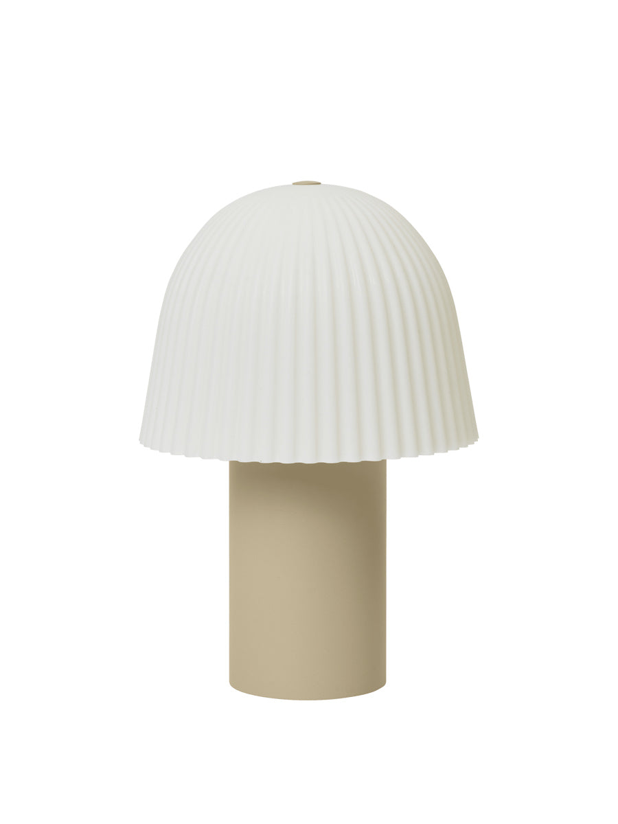 Bærbar lampe fra Ferm Living - Cashmere/White