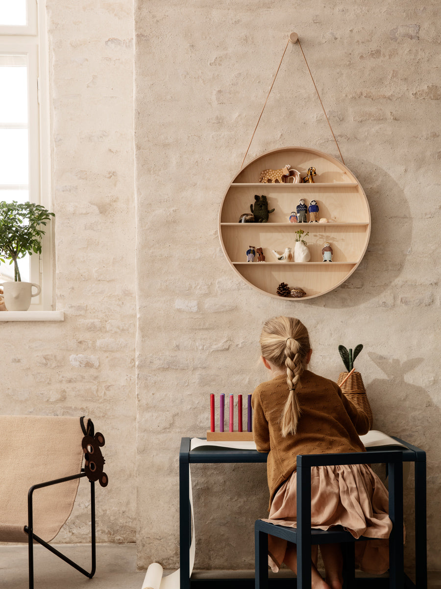 Rund hyldereol fra Ferm Living - Natural.