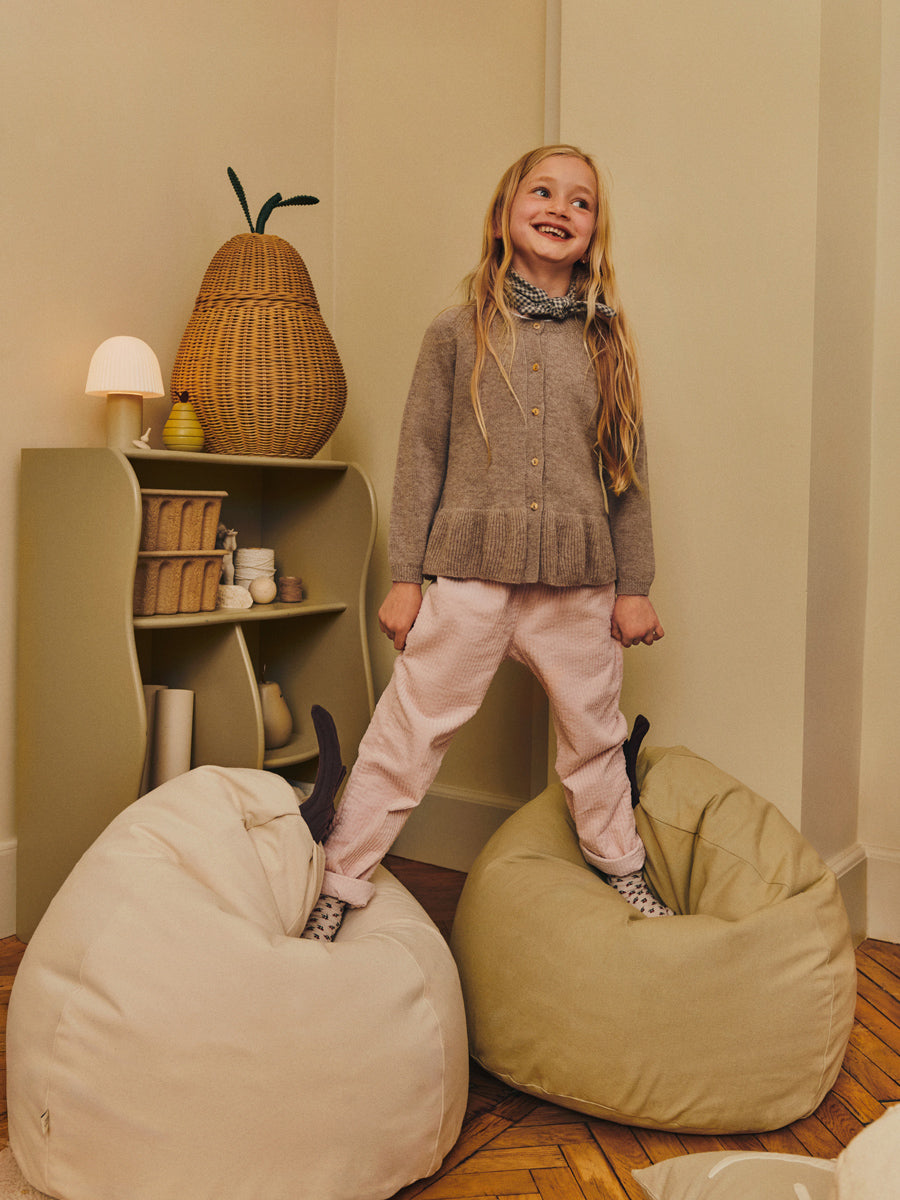 Sækkestol fra Ferm Living, Pære, Elm Green.
