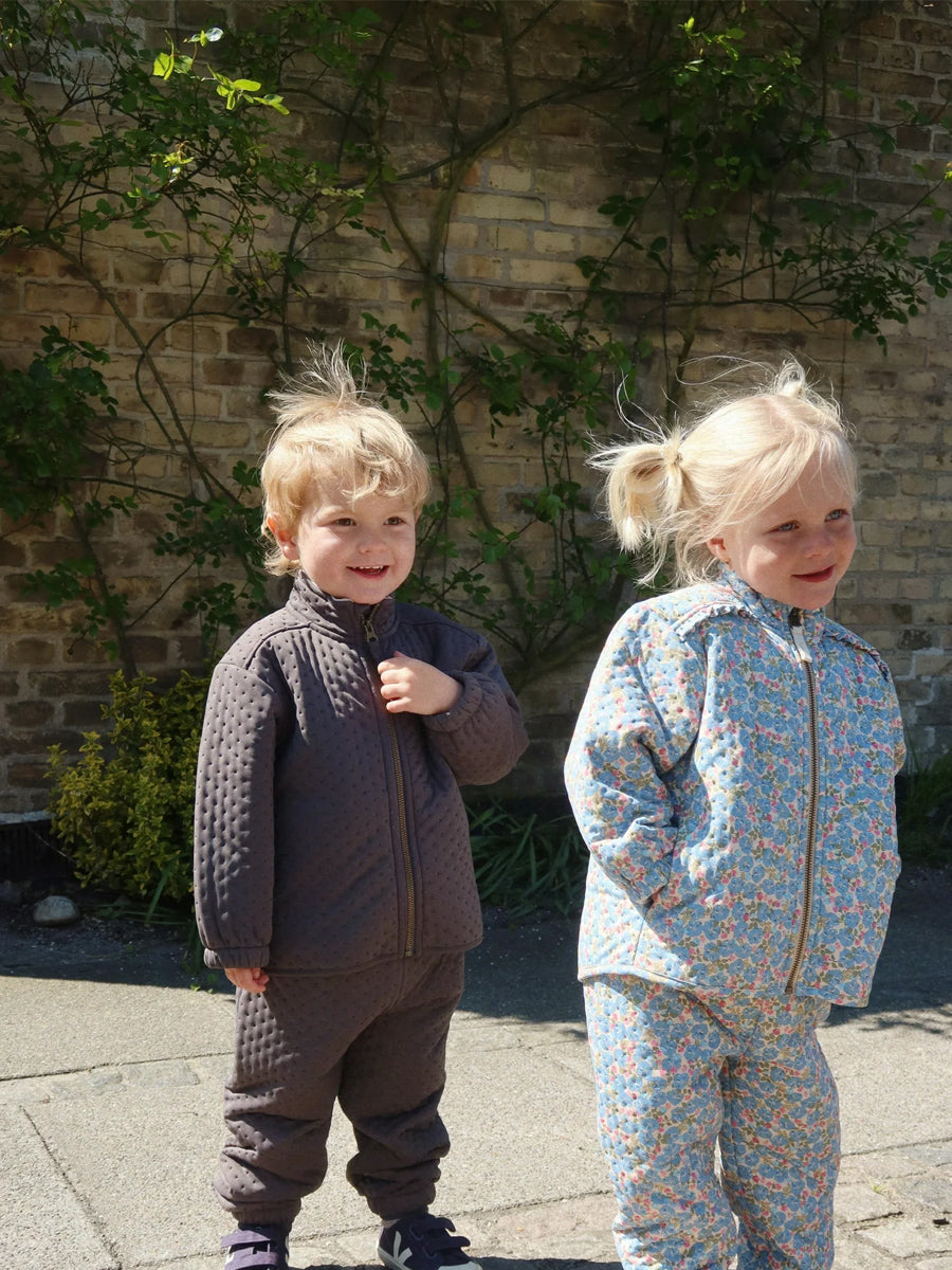 Termojakke med fleece fra Konges Sløjd - Fleur Rosier.