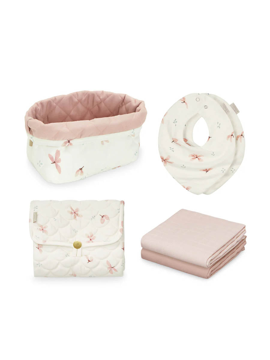 Babygavesæt fra Cam Cam - Windflower Creme.