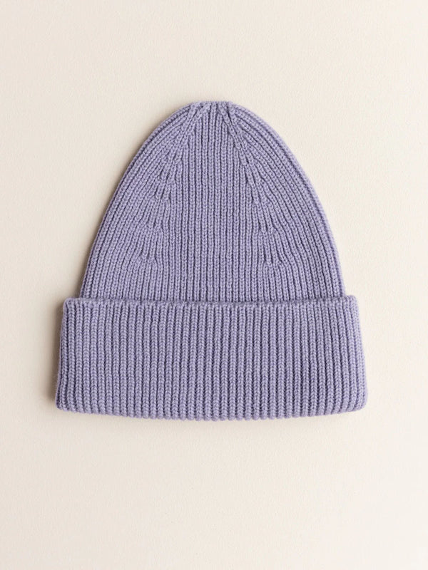 Beanie i merino uld fra Hvid Knitware, Fonzie - Lilac