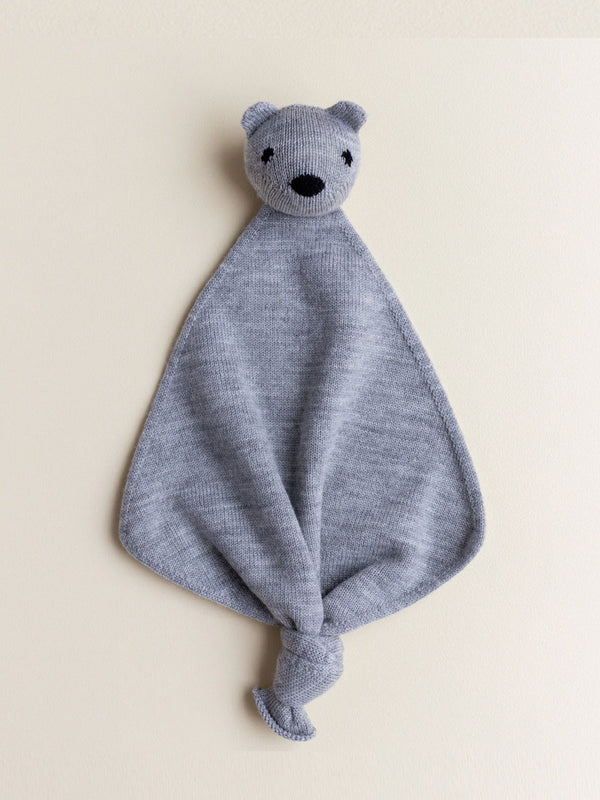 Nusseklud i merino uld fra Hvid Knitware - Grey Melange