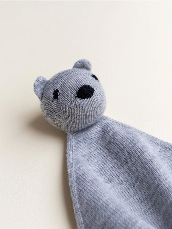 Nusseklud i merino uld fra Hvid Knitware , Grey Melange