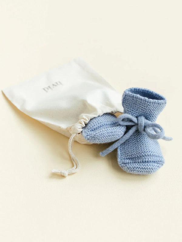 Futter i merino uld fra Hvid Knitware - Light Blue.