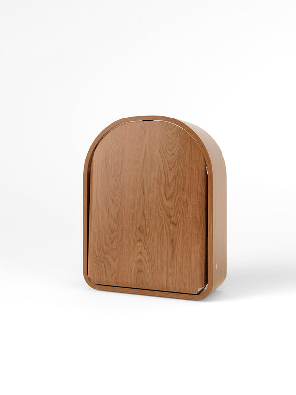 Væghængt puslebord fra Kas Kopenhagen - Kai, Smoked Oak