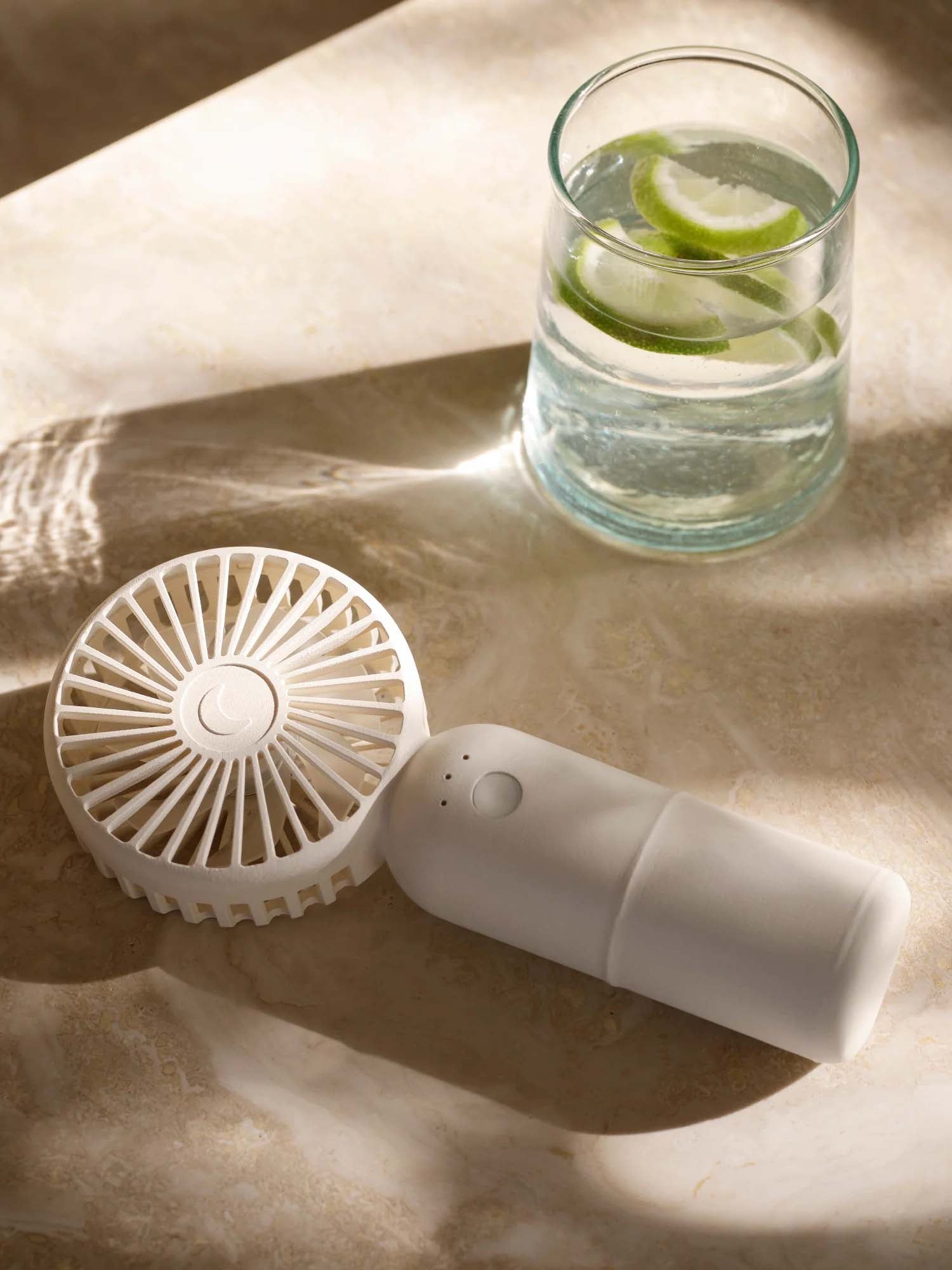 Mini ventilator fra Moonboon, Rose Cloud.