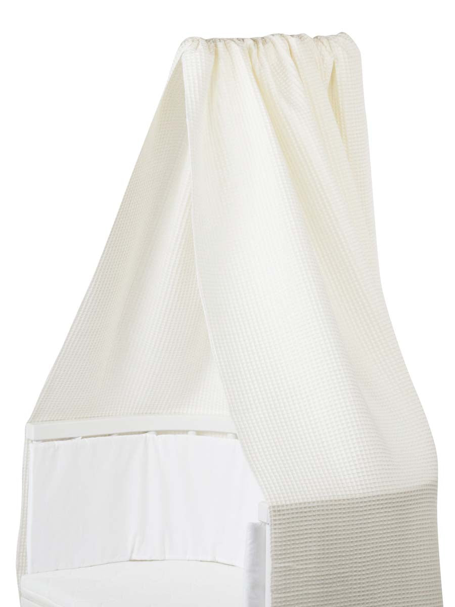 Sengehimmel til uroholder fra Babybay - Vaffelvævet Ivory