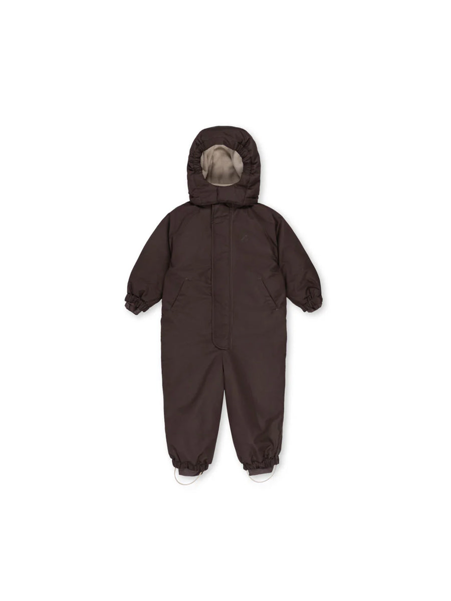 Flyverdragt til baby fra Konges Sløjd - Chocolate brown