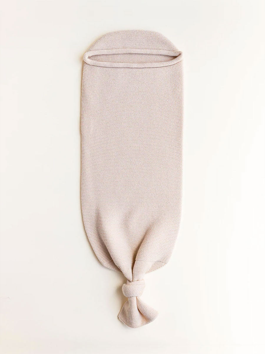 Sovepose / Cocoon i merino uld fra Hvid Knitware - Oat